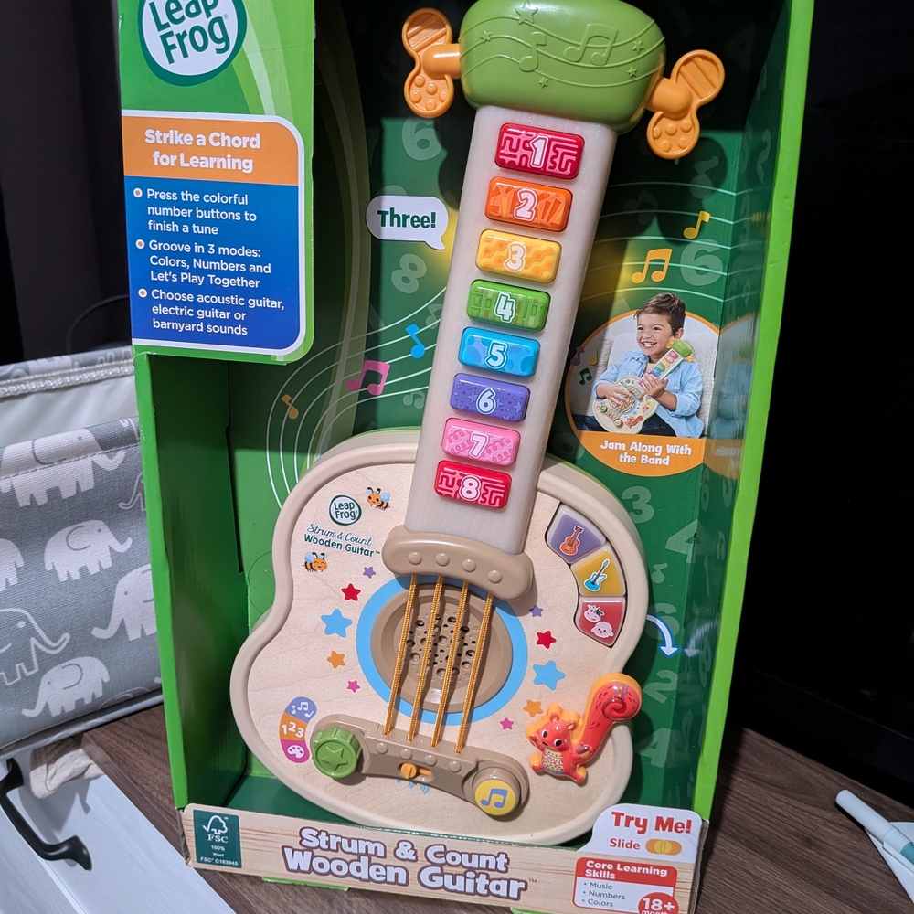 LeapFrog Strum & Count Interactive Guitar - Multicolor